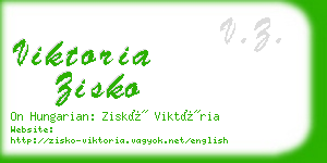 viktoria zisko business card